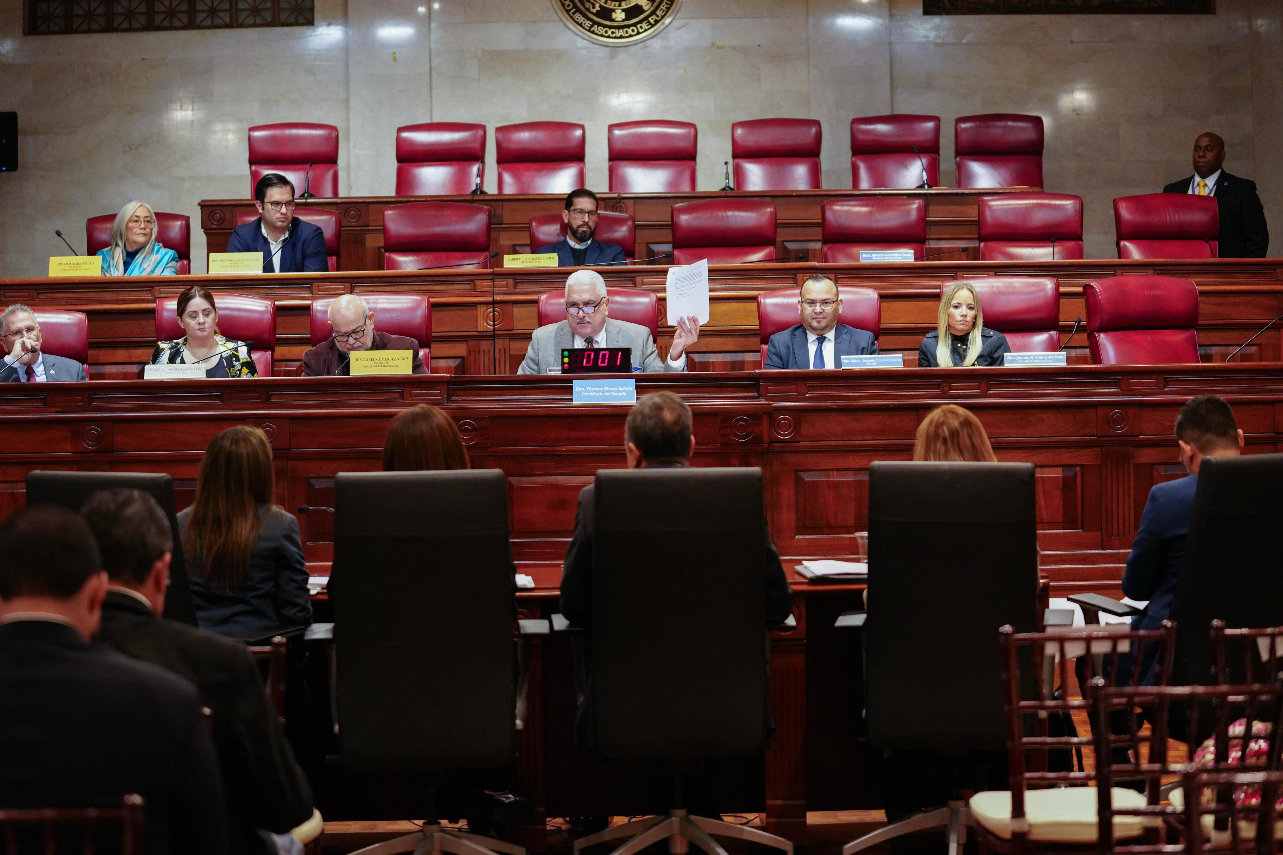 Imagen de Presidente del Senado desmiente señalamientos del Colegio de Abogados en vista pública de la Comisión Conjunta de la Asamblea Legislativa para la Revisión del Sistema Electoral