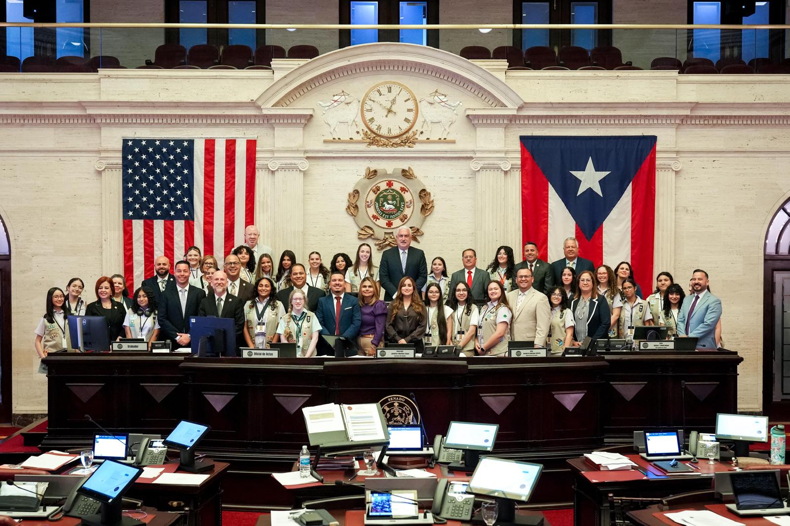 foto de Senado celebra Sesión Especial para reconocer la Semana del Escutismo Femenino en Puerto Rico