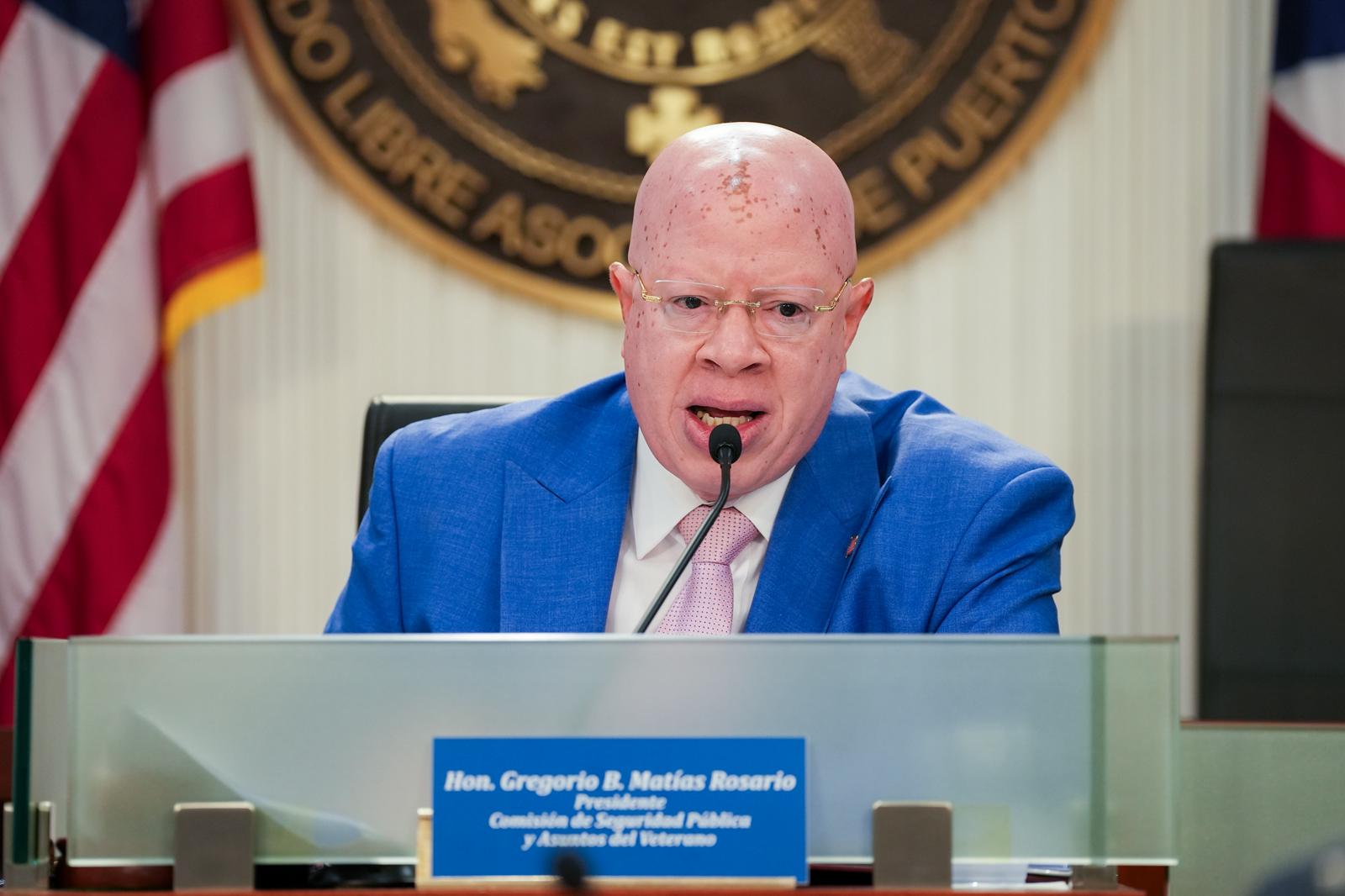Imagen de Senador Gregorio Matías anuncia vista pública para investigar la implementación, alcance y efectividad del Plan de Salud del Gobierno de Puerto Rico en los miembros retirados de la Policía