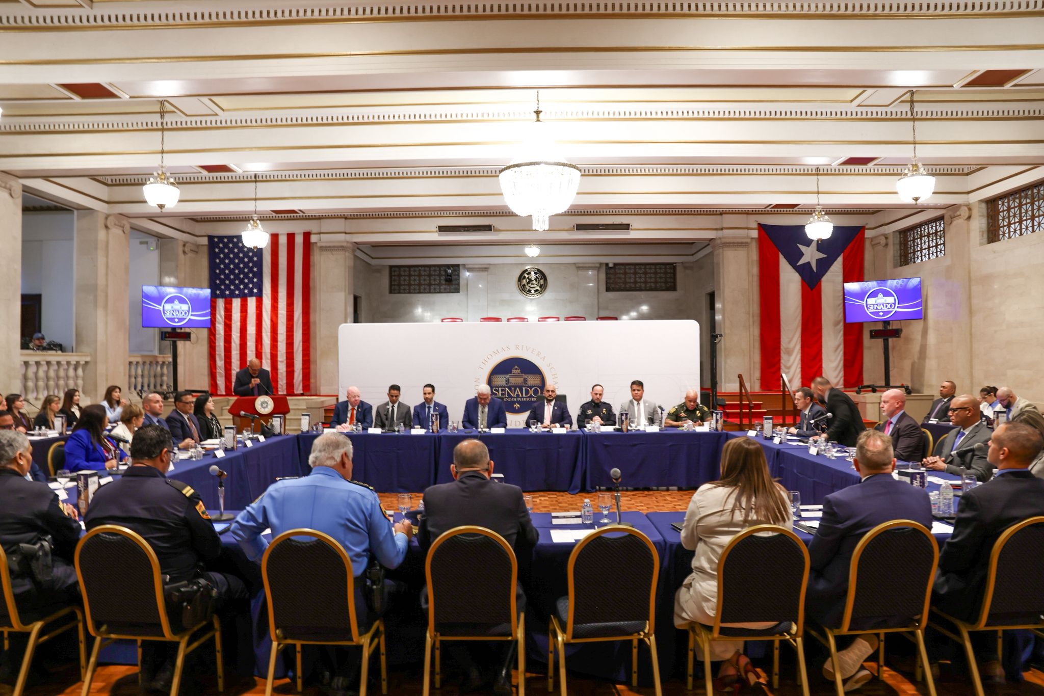 Imagen de Senado lidera sesión de trabajo con agencias estatales y federales para fortalecer estrategias contra el crimen y el narcotráfico