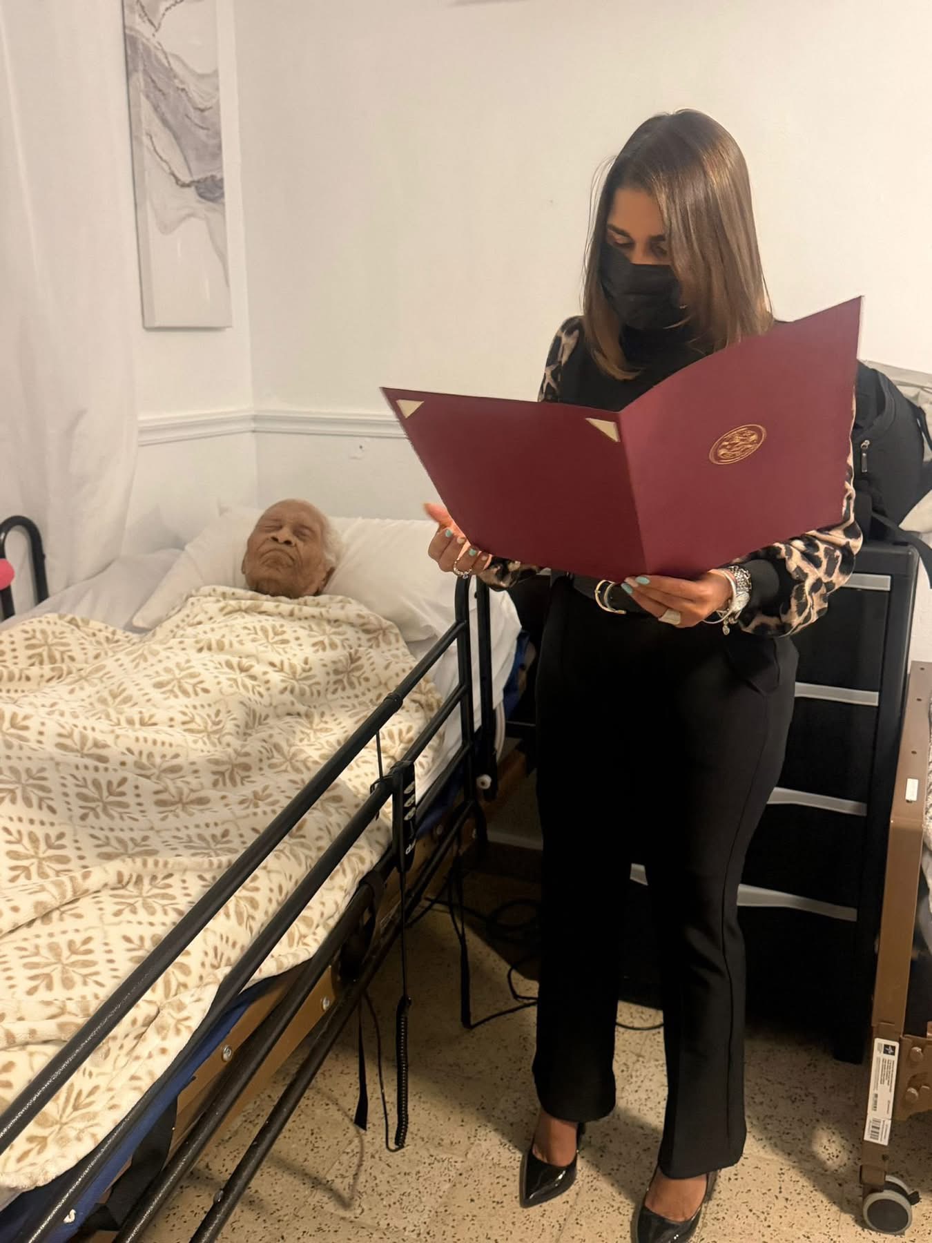 Imagen de Homenajean a líder Anselmina Gautier Rosario a sus 108 años en Carolina