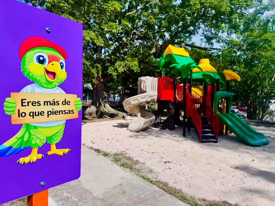 Imagen de Senadora Jamie Barlucea y alcalde Jay Martínez celebran la reapertura del renovado Parque Infantil de Lajas