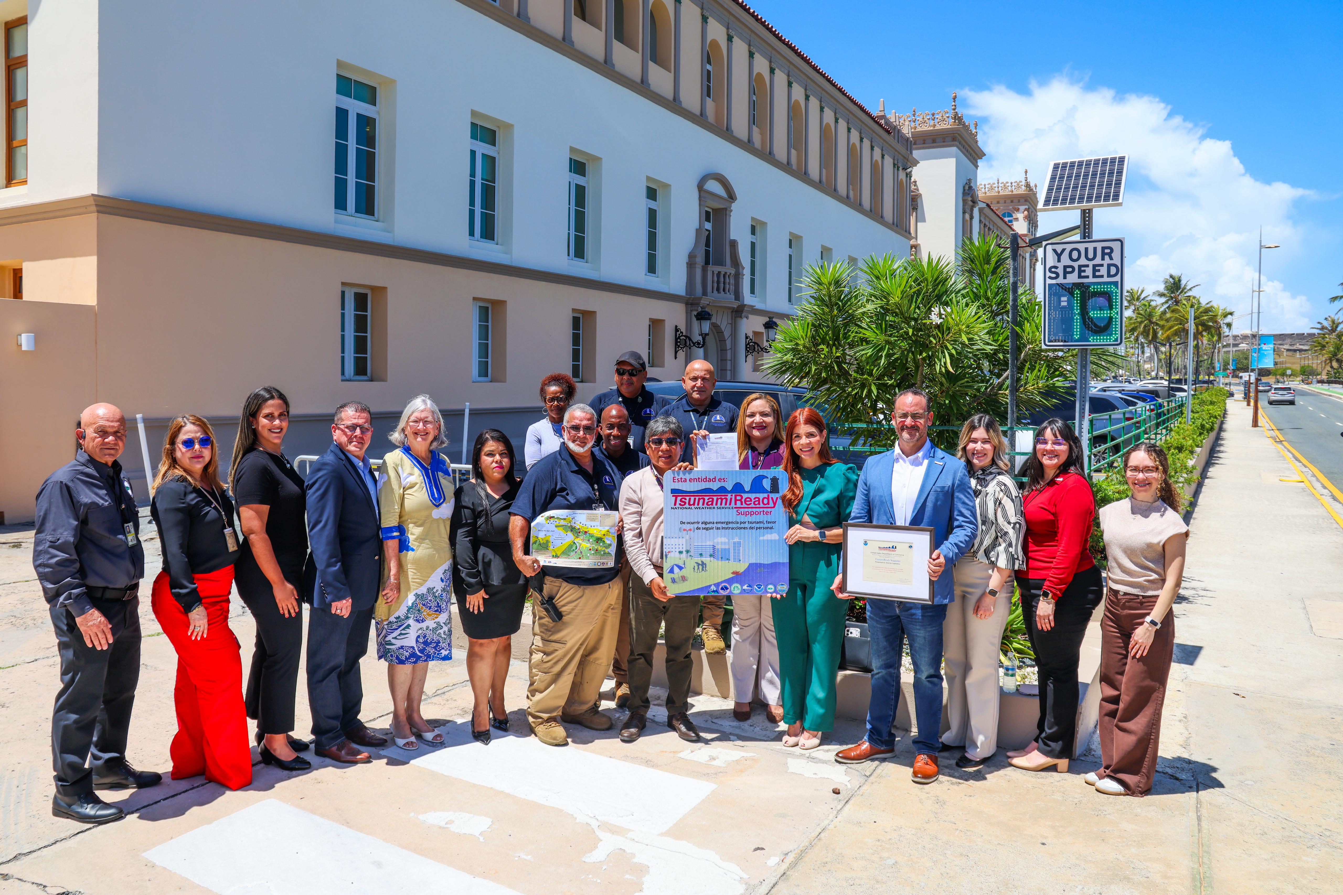 Imagen de Distrito Capitolino se convierte en el primer Capitolio estatal del mundo reconocido como TsunamiReady Supporter