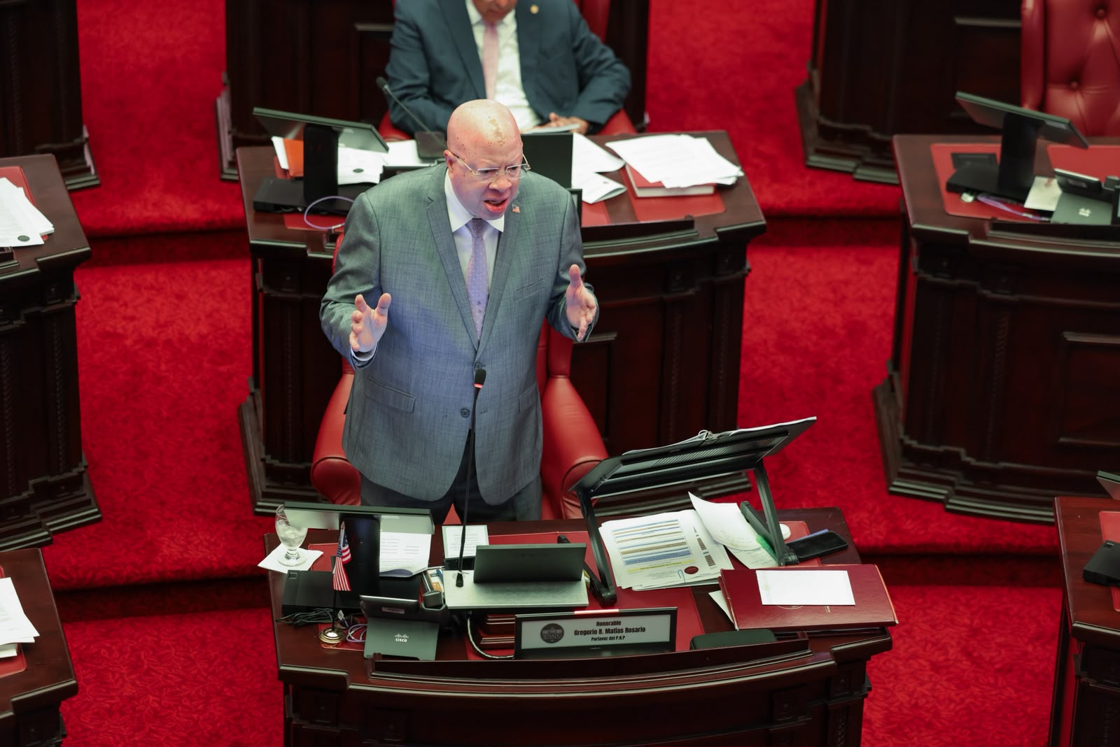Imagen de Senador Gregorio Matías Rosario anuncia vista pública sobre multas pendientes por máquinas de juegos y su posible impacto en el retiro de los policías