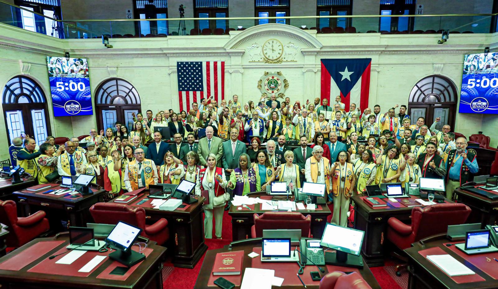 Imagen de Senado celebra 90 años de historia y servicio del Club de Leones en Puerto Rico