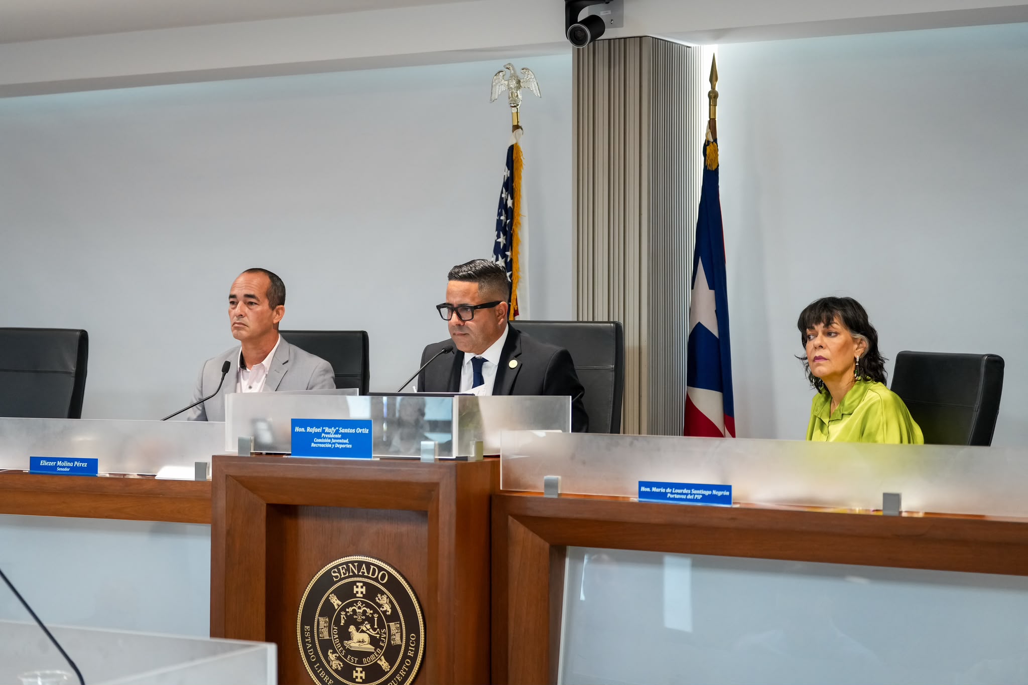 Imagen de Senador Rafy Santos Ortiz busca dar visibilidad a los fondos destinados a los atletas en tercera vista pública